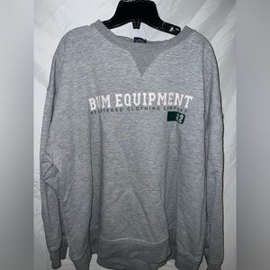 XL bum grey vintage crewneck